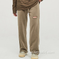 Spring New Ripped Loose Edge Sweatpants